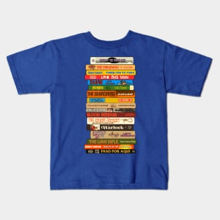 Classic Westerns Books Stack Kids T-Shirt